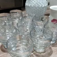 استکان،شکلات خوری، میوه خوری،بشقاب جاشمعی