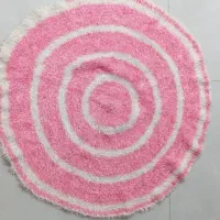 قالیچه گرد دست بافت