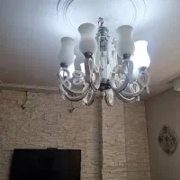 چهار عدد لوستر سفید و تمیز ودر حد نو