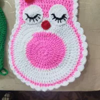 برای عروس وداماد طرح دختروپسر هم میبافیم