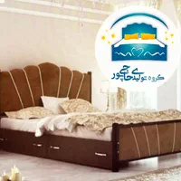تخت خواب دو نفره حاجی پور(تختخواب۲دونفره)تشک دیبا