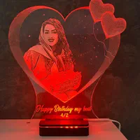 آباژور سه بعدی چهره حکاکی چهره کادو تولد|چراغ خواب و آباژور|اصفهان, هفتون|دیوار