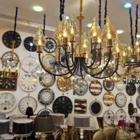 لوستر12 شاخه برند شرکتی تهران 5 سال گارانتی