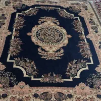 روفرشی مخمل دو رو سرمه ای، نه متری