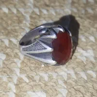 انگشتر عقیق یمنی نقره825