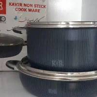 قابلمه و ماهیتابه کویر سایز ۳۴ و ۳۰|ظروف پخت‌وپز|تهران, تهرانپارس غربی|دیوار