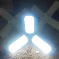 3عدد لامپ طرح فن یکی 3پر و 2تاشون 4پر هستن|لامپ و چراغ|میناب, |دیوار