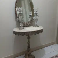 اینه و شمعدان و پایه کاملا سالم