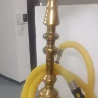 قلیان برنجی شاه عباسی|کلکسیون اشیاء عتیقه|قم, نخودی|دیوار