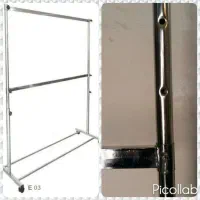 فروش چوب‌لباسی و رگال گردان و استیل با قیمت عمده