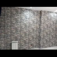 نصاب کاغذ دیواری و رنگ امیزی|خدمات پیشه و مهارت|اهواز, کوی رمضان|دیوار