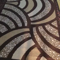 فرش 6متری کرم قهوه ای