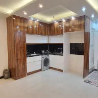 کابینت کمد دیواری درب اتاق  صنایع چوبی وام دی آف