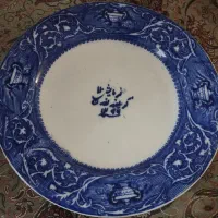 بشقاب فرمایشی قدیمی|کلکسیون اشیاء عتیقه|قم, باجک یک|دیوار