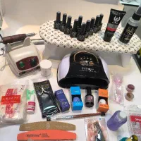 پک حرفه ای کاشت ناخن با سوهان برقی استرانگ