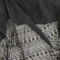 چادُر حریر گُل مخمل و ۳ متر پارچه ی حریر