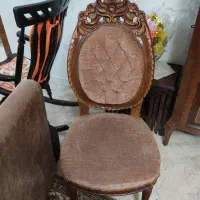 مبلمان و میزنهارخوری استیل تمام چوب گردو|مبلمان خانگی و میز عسلی|تهران, بهار|دیوار