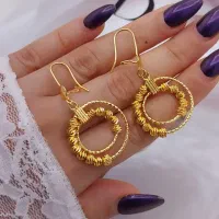 گوشواره شبیه طلا