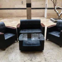 میز اداری کنفرانسی(شیشه ای) صندلی گردان و ست اداری