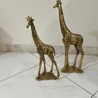 دوعدد مجسمه  برنز