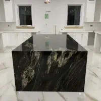 تولید صفحه کابینت و میز جزیره با متریال سرامیکی