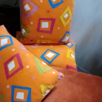 بالش کوچک یا کوسن یا پشتی طرح اسپرت پشت مخمل ۴عدد|رختخواب، بالش، پتو|تهران, درب دوم|دیوار