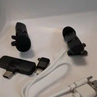 میکروفون یقه ای بی سیم  K9-دومیکروفن+دانگل|لوازم جانبی موبایل و تبلت|ساوه, |دیوار