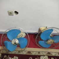 دوعددپنکه دیواری