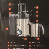 آبمیوه‌گیری نو و پلمپ Unique Max مدل UBL-204