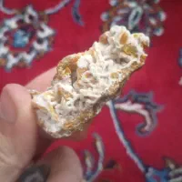 سنگ ولفونیت شکلاتی کوارتزسلیمانی و کوارتز معمولی
