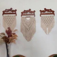 آویز دیواری مکرومه