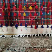 دو جاجیم قدیمی دست بافت|گلیم، جاجیم، گبه|مرودشت, گندم‎|دیوار