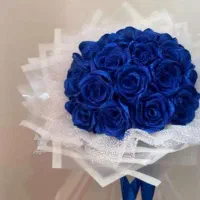 دسته گل روبانی