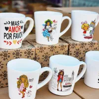 لیوان چاپدار فانتزی سرامیک درجه یک