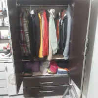 کمدلباس قهوه ای|جاکفشی، کمد، دراور|کرج, گلشهر|دیوار