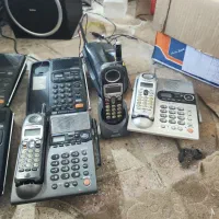 تلفن پاناسونیک ۴ خط و تک خط|تلفن رومیزی|شیراز, باجگاه|دیوار