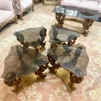 مبلمان نه نفره و نهارخوری شش نفره بسیار تمیز و شیک|مبلمان خانگی و میز عسلی|تهران, ولنجک|دیوار