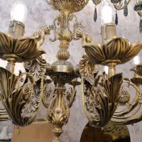 لوستر برنجی|لوستر و چراغ آویز|مشهد, ده دی|دیوار