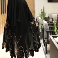 مانتو مجلسی وعبایی کتهای سوزن دوزی