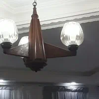 لوستر چوبی
