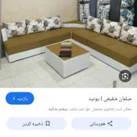 فروش  مبل راحتی ال  با ترکیب  دلخواه  بدون واسطه|مبلمان خانگی و میز عسلی|تهران, شهرک شریفی|دیوار