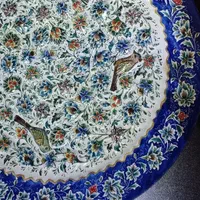 بشقاب میناکاری 35سانتی متری|صنایع دستی و سایر لوازم تزئینی|اصفهان, شهشهان|دیوار
