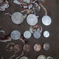 سکه قدیمی و خارجی|کلکسیون سکه، تمبر، اسکناس|فلاورجان, |دیوار