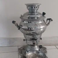 سماور همراه کاسه و سینی