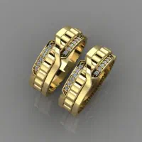 حلقه ست طلا روس نگین دار|بدلیجات|شیراز, شاهچراغ|دیوار