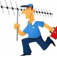 نصب آنتن ثابت و براکت تلویزیون