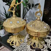 شیرینی خوری وقندان برنزی