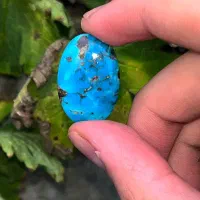 جواهرات دستبند چرم تابلو و سنگ نگین فیروزه|جواهرات|فردیس, نسترن غربی|دیوار