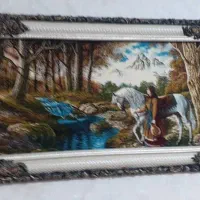 تابلو فرش ماشینی نقش منظره