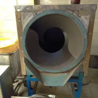 دستگاه حلزونی تفت تخمه و همزن لوک تمام استیل در حد